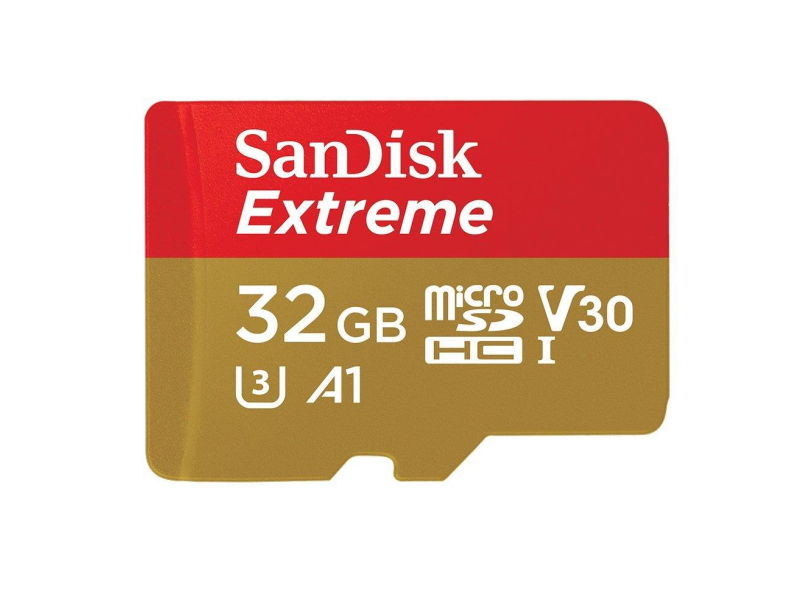Sandisk 32GB microSDHC Extreme 100MB/s A1 C10 V30 UHS-I U3